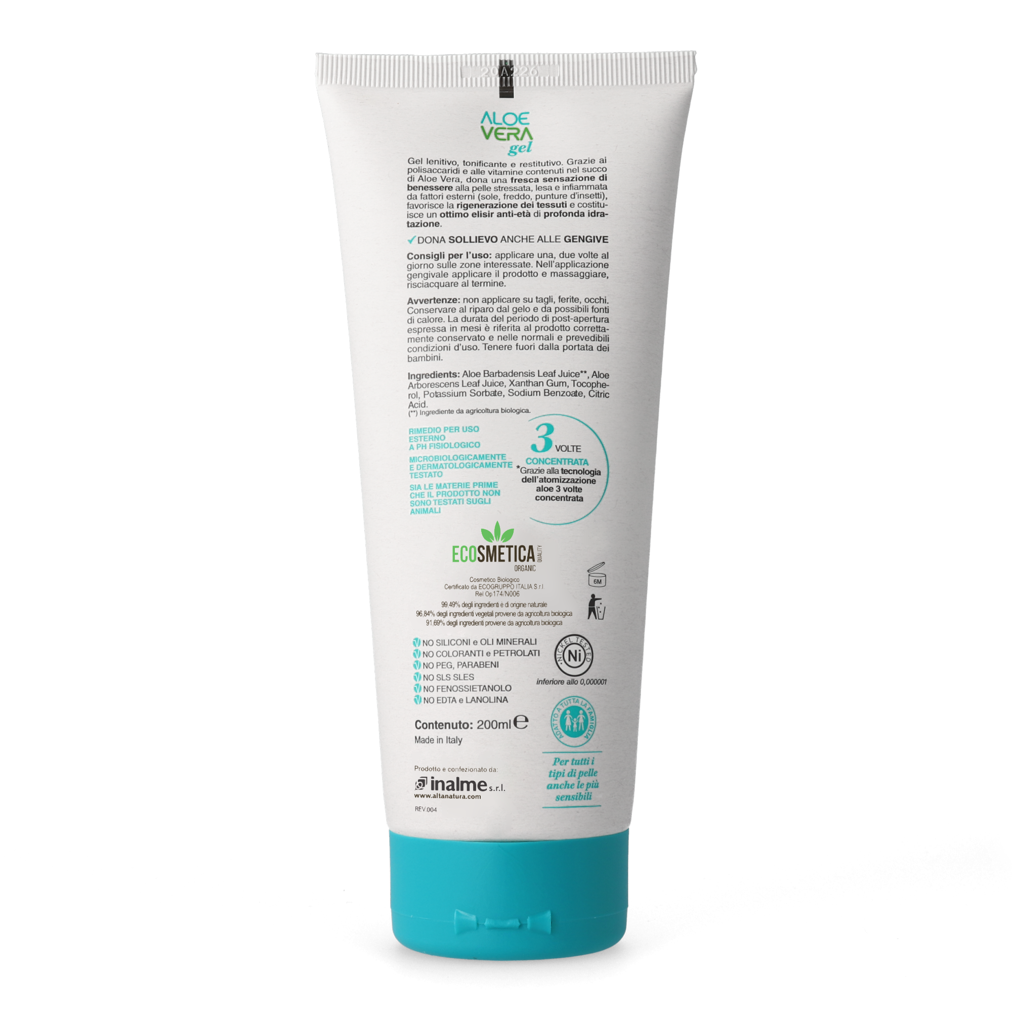 Aloe Vera Gel Dermoelisir - immagine 2