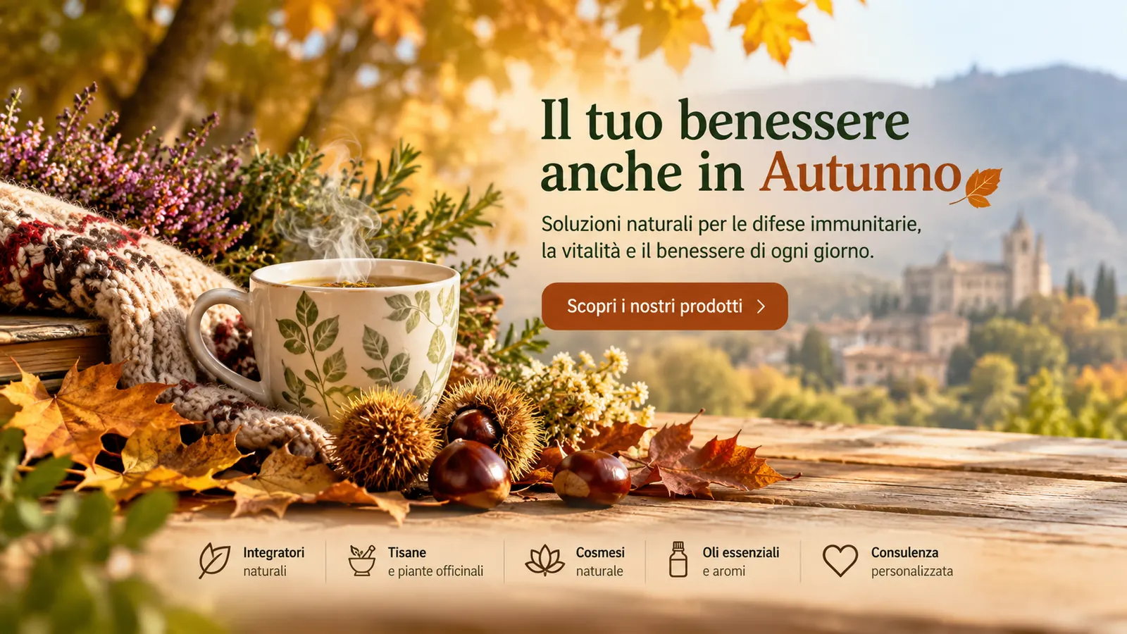 Benessere naturale in autunno – L'Erboristeria Monreale