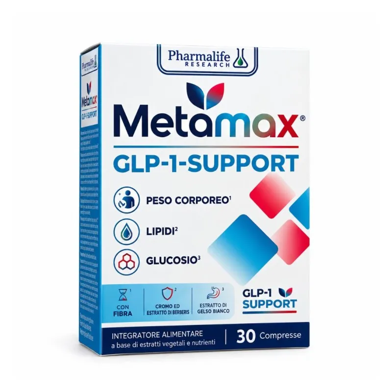 Metamax GLP-1 Support Pharmalife Research confezione 30 compresse