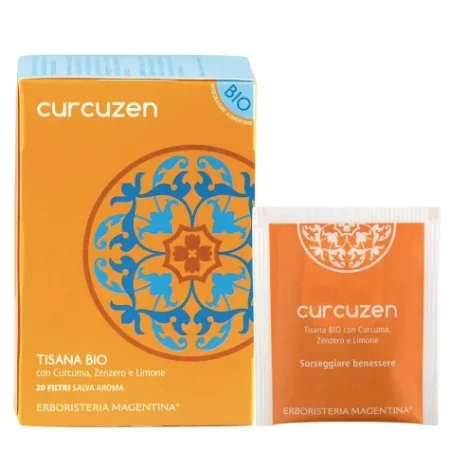Tisana Curcuzen BIO 20 Filtri – Erboristeria Magentina
