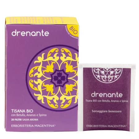 Tisana Drenante BIO 20 Filtri – Erboristeria Magentina