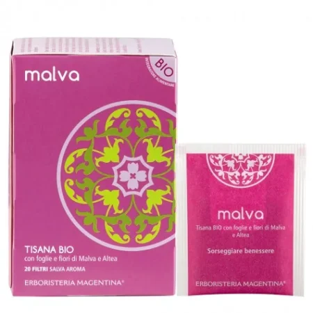 Tisana Malva BIO 20 Filtri – Erboristeria Magentina