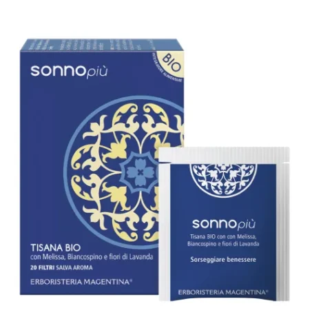 Tisana Sonnopiù BIO 20 Filtri – Erboristeria Magentina