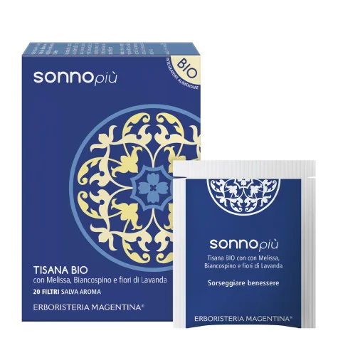 Tisana Sonnopiù BIO 20 Filtri – Erboristeria Magentina